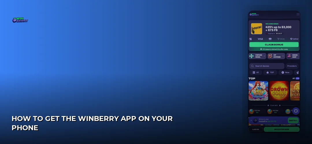 WinBerry promotional banner